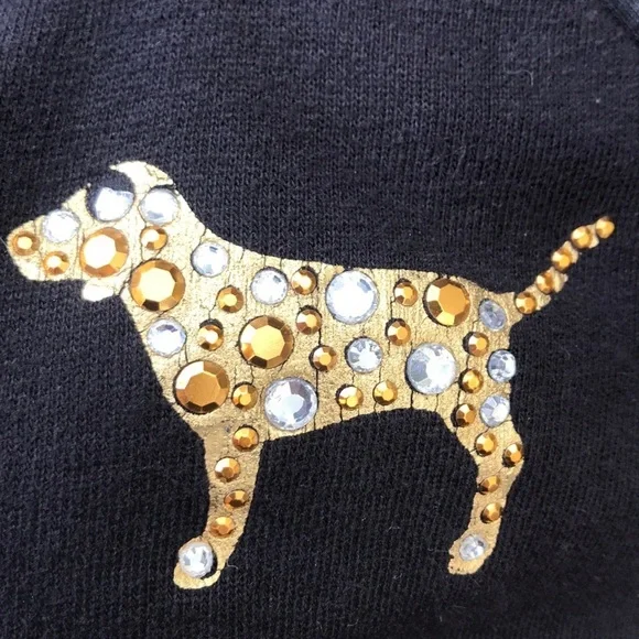 Pink Victoria’s Secret - Vintage ☮️ Fleece Hoodie - Picture 5 of 9